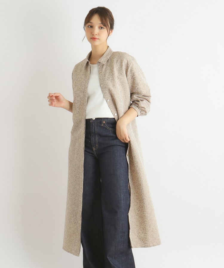 ローラアシュレイ(LAURA ASHLEY)の【3colors/洗える/ペチコート付き】ジャカードワンピース3