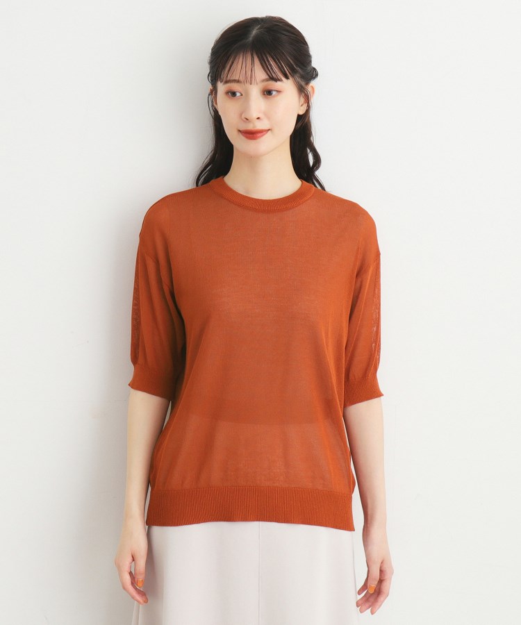 ローラアシュレイ(LAURA ASHLEY)の【接触冷感/シアー/洗える/4color】シアーニット17