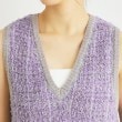 ローラアシュレイ(LAURA ASHLEY)の【ミックス糸/洗える】ツイードニットベスト12