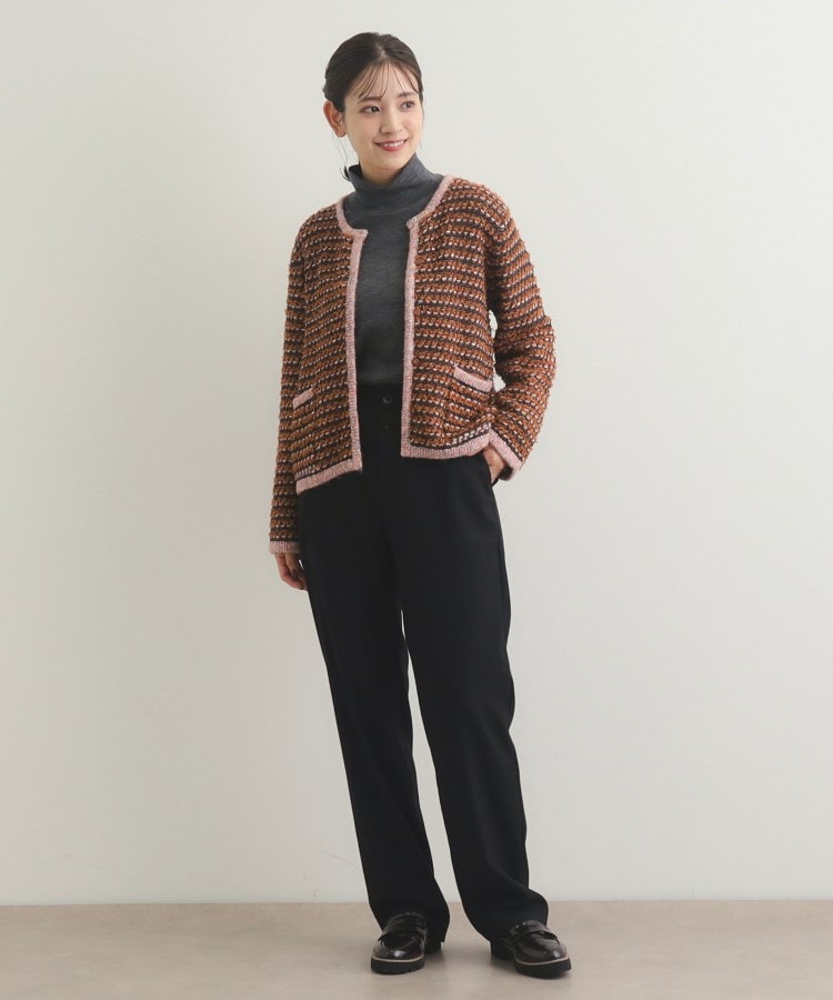 ローラアシュレイ(LAURA ASHLEY)の【3colors／スナップボタン】ツイードカーディガン3