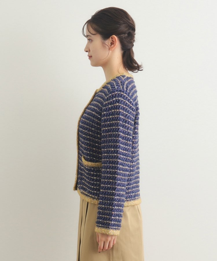 ローラアシュレイ(LAURA ASHLEY)の【3colors／スナップボタン】ツイードカーディガン14