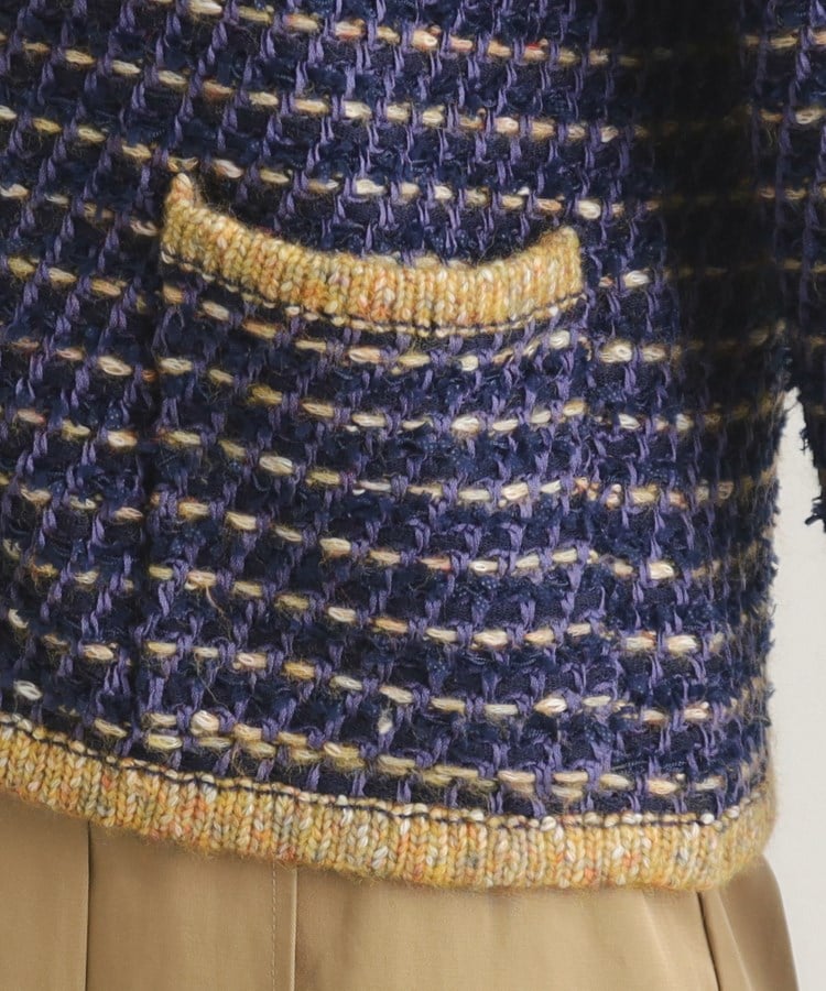 ローラアシュレイ(LAURA ASHLEY)の【3colors／スナップボタン】ツイードカーディガン20