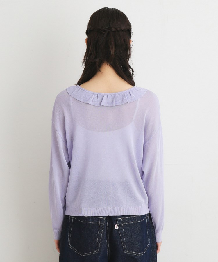 ローラアシュレイ(LAURA ASHLEY)の【接触冷感/洗える】フリルカラーカーディガン17