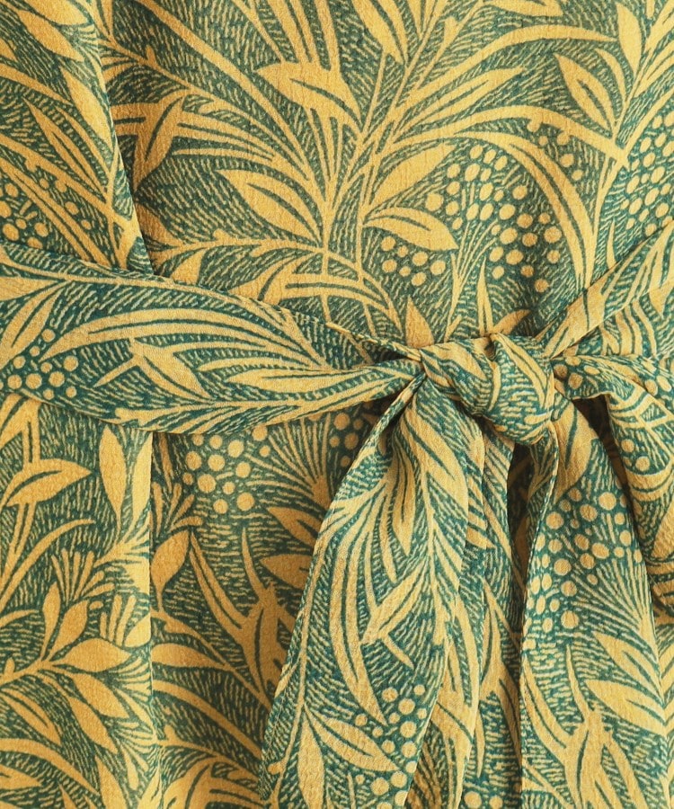 ローラアシュレイ(LAURA ASHLEY)の【楊柳生地/洗える/同柄アイテムあり】ウッドブロック リーブス柄ワンピース4