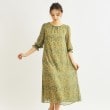 ローラアシュレイ(LAURA ASHLEY)の【楊柳生地/洗える/同柄アイテムあり】ウッドブロック リーブス柄ワンピース2