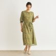 ローラアシュレイ(LAURA ASHLEY)の【楊柳生地/洗える/同柄アイテムあり】ウッドブロック リーブス柄ワンピース3