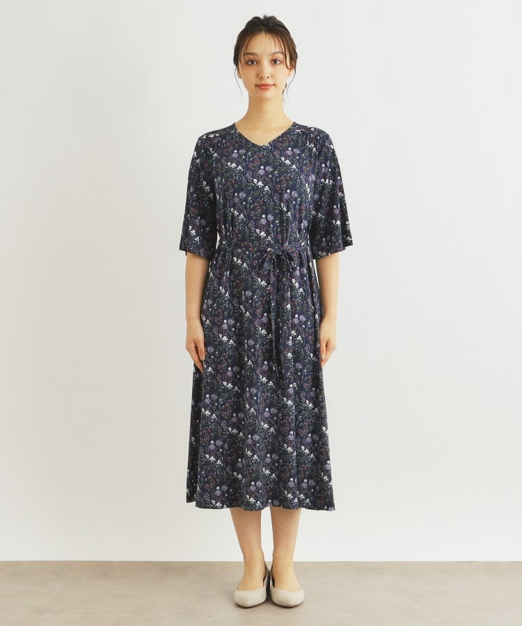 ローラアシュレイ(LAURA ASHLEY)の【大好評！WEB限定／洗える／ジャージ素材】ワイルドメドウ柄ワンピース5