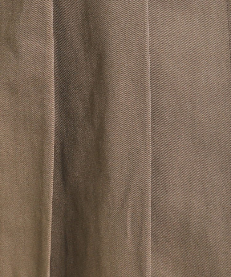 ローラアシュレイ(LAURA ASHLEY)の【コットン混チノ素材】ラッププリーツスカート4