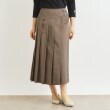 ローラアシュレイ(LAURA ASHLEY)の【コットン混チノ素材】ラッププリーツスカート2