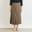 ローラアシュレイ(LAURA ASHLEY)の【コットン混チノ素材】ラッププリーツスカート9