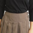 ローラアシュレイ(LAURA ASHLEY)の【コットン混チノ素材】ラッププリーツスカート12