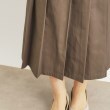 ローラアシュレイ(LAURA ASHLEY)の【コットン混チノ素材】ラッププリーツスカート13