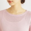 ローラアシュレイ(LAURA ASHLEY)の【ドロップショルダー】透かし編み半袖ニット16