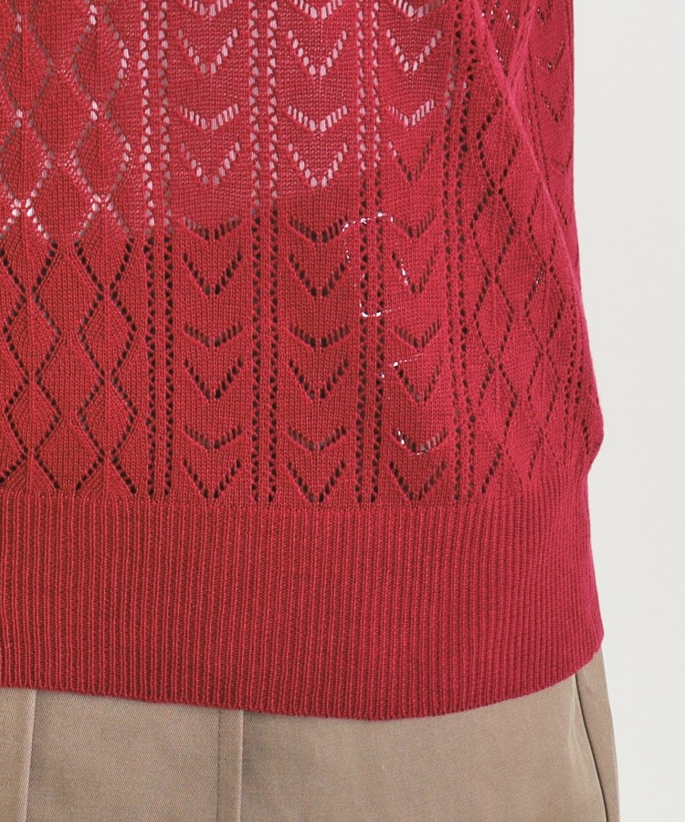 ローラアシュレイ(LAURA ASHLEY)の透かし編みニットカーディガン18