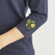 ローラアシュレイ(LAURA ASHLEY)の【コットン100％／袖刺繍】ボートネックカットソー25
