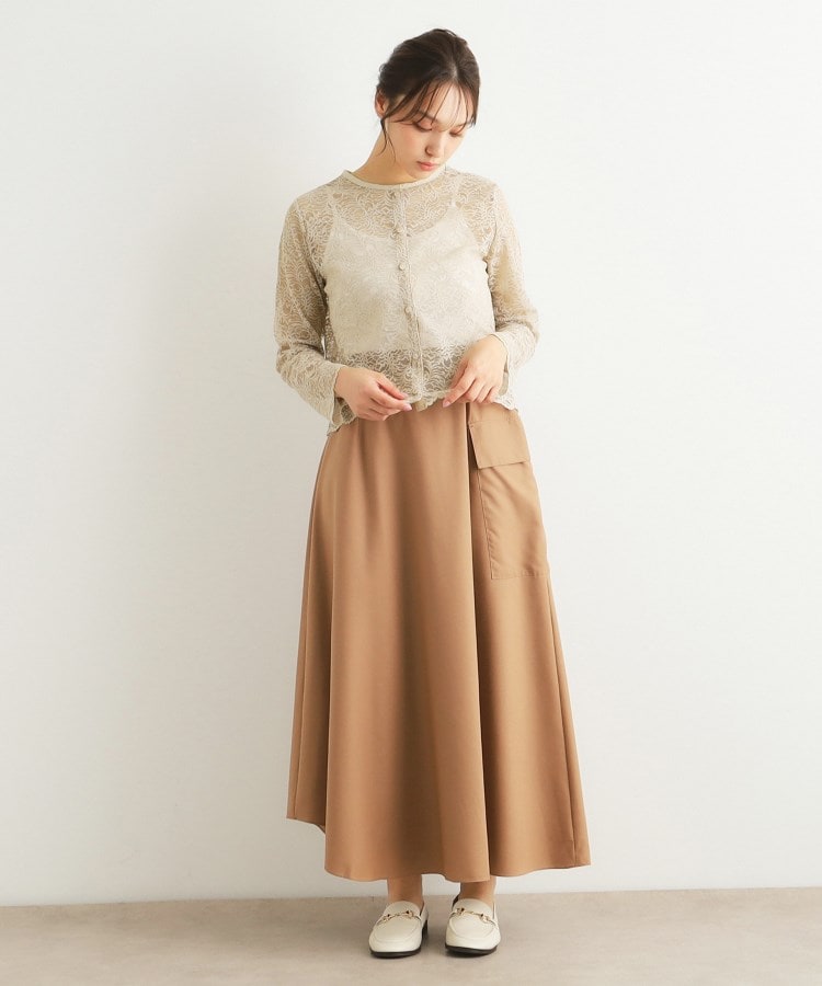 ローラアシュレイ(LAURA ASHLEY)の【2WAY／ストレッチ／羽織りアイテム】レースブラウス11
