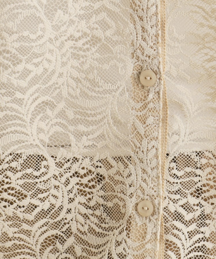 ローラアシュレイ(LAURA ASHLEY)の【2WAY／ストレッチ／羽織りアイテム】レースブラウス12