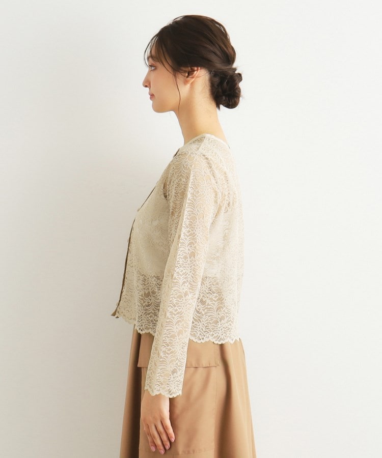 ローラアシュレイ(LAURA ASHLEY)の【2WAY／ストレッチ／羽織りアイテム】レースブラウス14