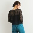 ローラアシュレイ(LAURA ASHLEY)の【2WAY／ストレッチ／羽織りアイテム】レースブラウス4