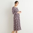 ローラアシュレイ(LAURA ASHLEY)の【洗える／ジャージ素材／同柄アイテムあり】ポリントン ローゼズ柄ワンピース1