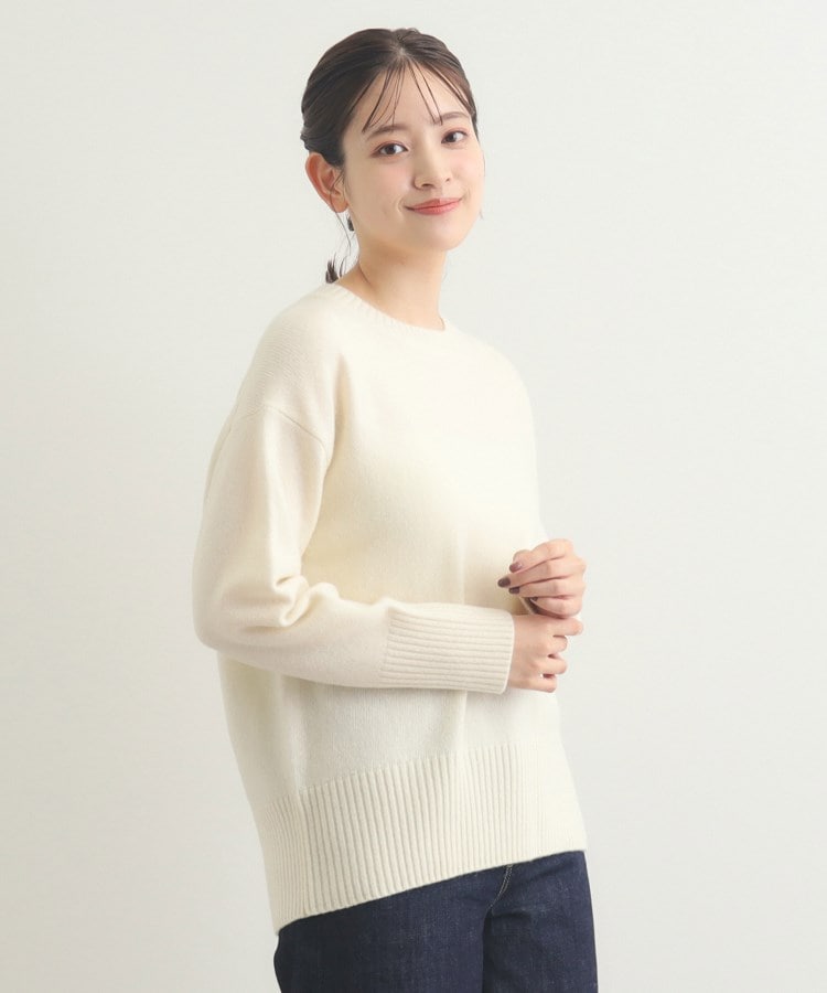 ローラアシュレイ(LAURA ASHLEY)の【ウールカシミヤ混／5colors】クルーネックニット2