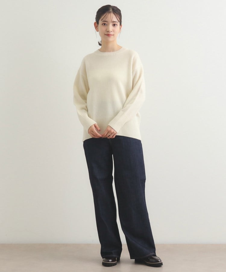 ローラアシュレイ(LAURA ASHLEY)の【ウールカシミヤ混／5colors】クルーネックニット3