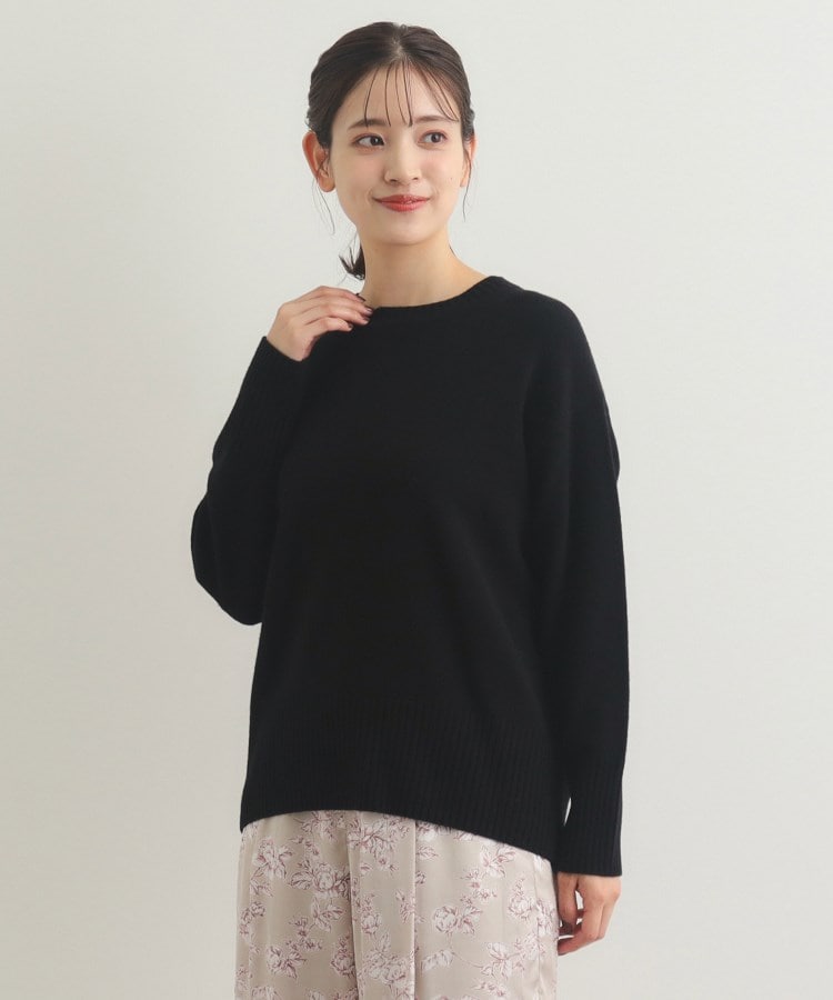 ローラアシュレイ(LAURA ASHLEY)の【ウールカシミヤ混／5colors】クルーネックニット9