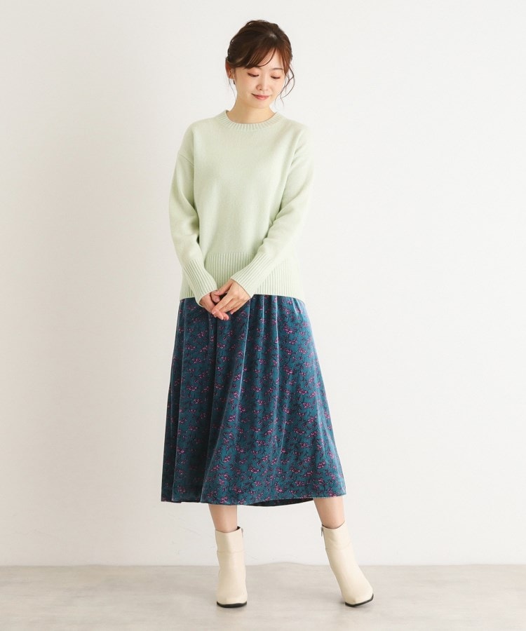 ローラアシュレイ(LAURA ASHLEY)の【ウールカシミヤ混／5colors】クルーネックニット19