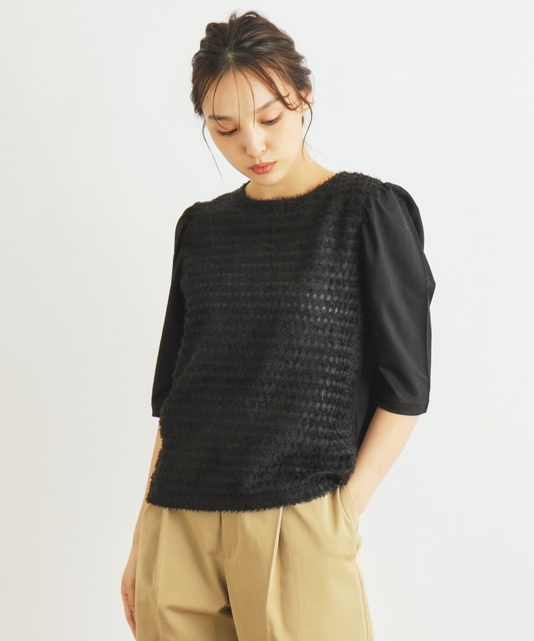 ローラアシュレイ(LAURA ASHLEY)の【ドッキング】カットジャカードプルオーバー2