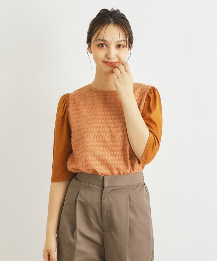 ローラアシュレイ(LAURA ASHLEY)の【ドッキング】カットジャカードプルオーバー9