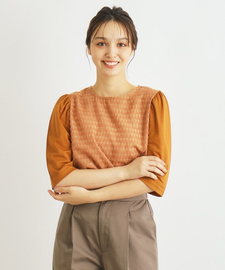 ローラアシュレイ(LAURA ASHLEY)の【ドッキング】カットジャカードプルオーバー10