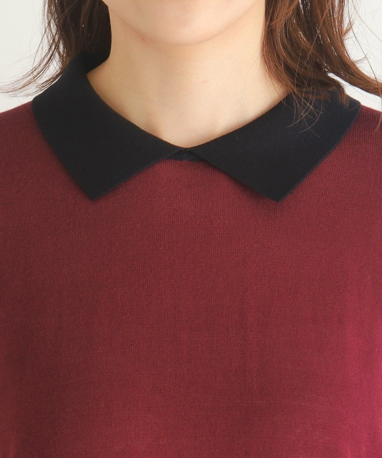 ローラアシュレイ(LAURA ASHLEY)の【4colors／Lサイズあり／コットン混／クレリックデザインあり】プルオーバーニット20