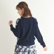 ローラアシュレイ(LAURA ASHLEY)の【Lサイズあり／3colors／同柄アイテムあり】ポリントン ローゼズ柄 パネルニットカーディガン10