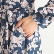 ローラアシュレイ(LAURA ASHLEY)の【襟取り外し可／3colors／同柄アイテムあり】ポリントン ローゼズ柄 サテンワンピース23