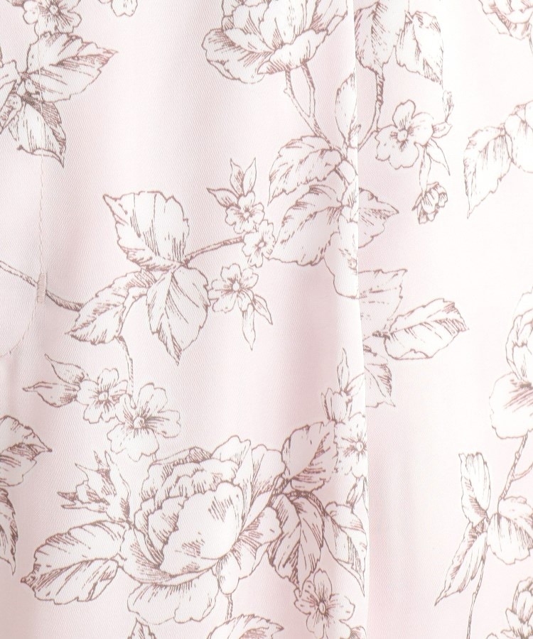 ローラアシュレイ(LAURA ASHLEY)の【ウエストゴム／3colors／同柄アイテムあり】ポリントン ローゼズ柄 サテンパンツ8