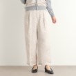 ローラアシュレイ(LAURA ASHLEY)の【ウエストゴム／3colors／同柄アイテムあり】ポリントン ローゼズ柄 サテンパンツ ベージュ(152)