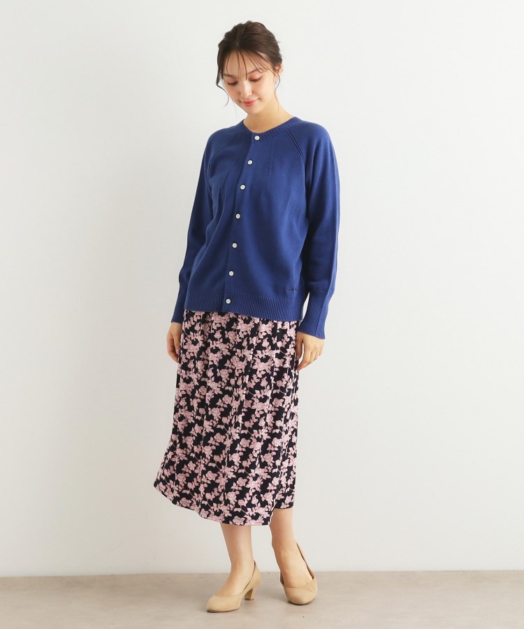 ローラアシュレイ(LAURA ASHLEY)の【洗える／ジャージ素材／同柄アイテムあり】ポリントン ローゼス柄スカート3