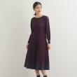ローラアシュレイ(LAURA ASHLEY)の【手洗い可/バイカラーニット】プリーツワンピース1