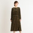 ローラアシュレイ(LAURA ASHLEY)の【ベルベット】ランナム柄 ワンピース ブラック(119)