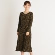 ローラアシュレイ(LAURA ASHLEY)の【洗える／ジャージ素材／同柄アイテムあり】ランナム柄 ワンピース ブラック(119)