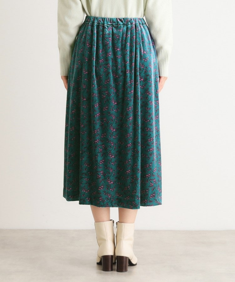 ローラアシュレイ(LAURA ASHLEY)の【ベルベット】ランナム柄フレアスカート11