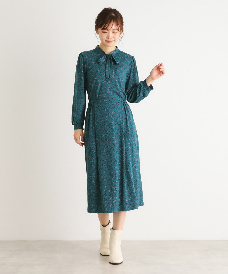 ローラアシュレイ(LAURA ASHLEY)の【洗える／ジャージ素材／同柄アイテムあり】ランナム柄 スカート6