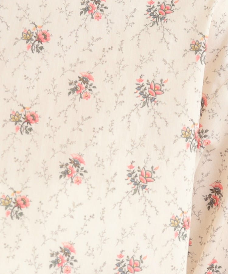 ローラアシュレイ(LAURA ASHLEY)の【メイジー スプリッグ柄・無地で選べる】スタンドシャツ8