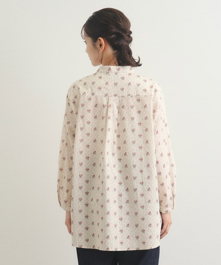 ローラアシュレイ(LAURA ASHLEY)の【メイジー スプリッグ柄・無地で選べる】スタンドシャツ11