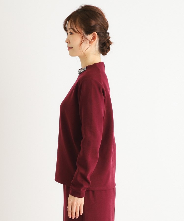 ローラアシュレイ(LAURA ASHLEY)の【セットアップ可／ビジュー付き／ウール混ポンチ】プルオーバー10