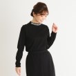 ローラアシュレイ(LAURA ASHLEY)の【セットアップ可／ビジュー付き／ウール混ポンチ】プルオーバー1