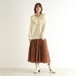 ローラアシュレイ(LAURA ASHLEY)の【ウール混／オーバーサイズ】ラッフルフリル Vネックニット7