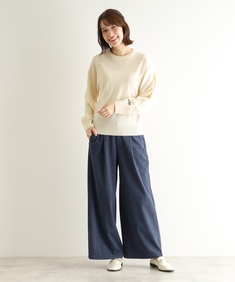ローラアシュレイ(LAURA ASHLEY)の【ウエストゴム／3colors】コーデュロイ ワイドパンツ11