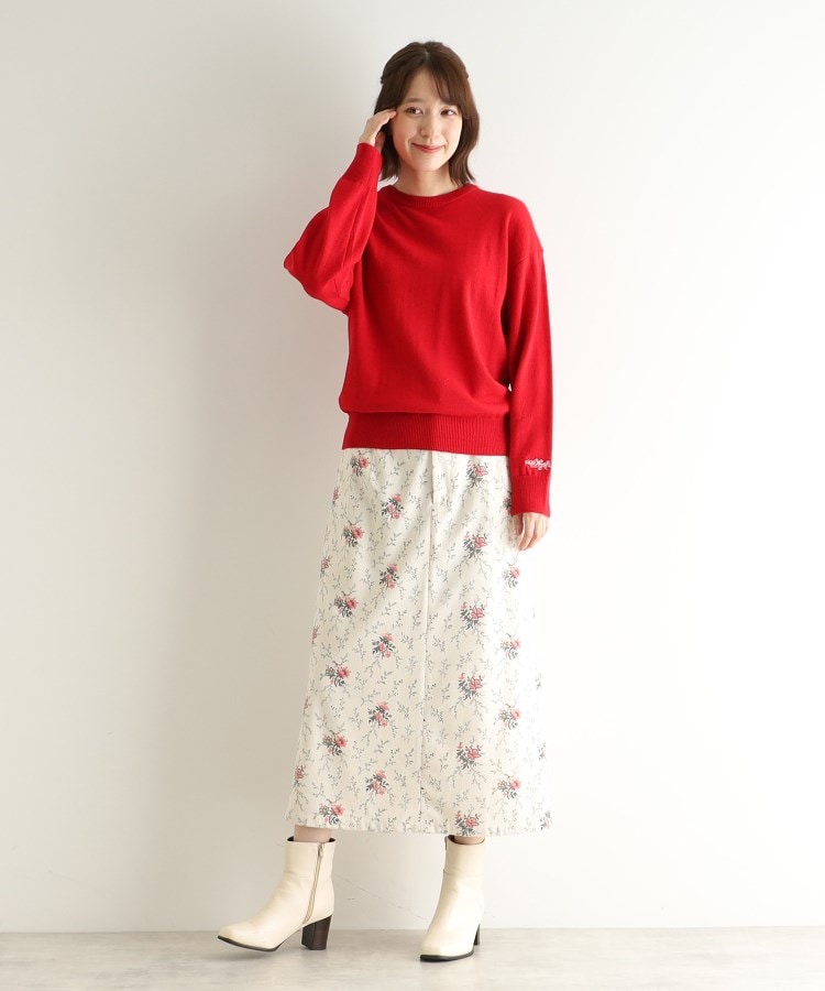 ローラアシュレイ(LAURA ASHLEY)の【ウエストゴム／3colors】コーデュロイ ストレートスカート6