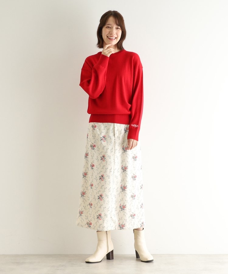 ローラアシュレイ(LAURA ASHLEY)の【ウエストゴム／3colors】コーデュロイ ストレートスカート7